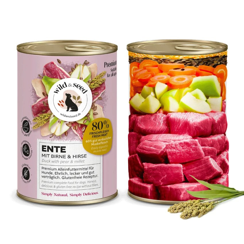 Wild&Seed Nassfutter Ente mit Birne