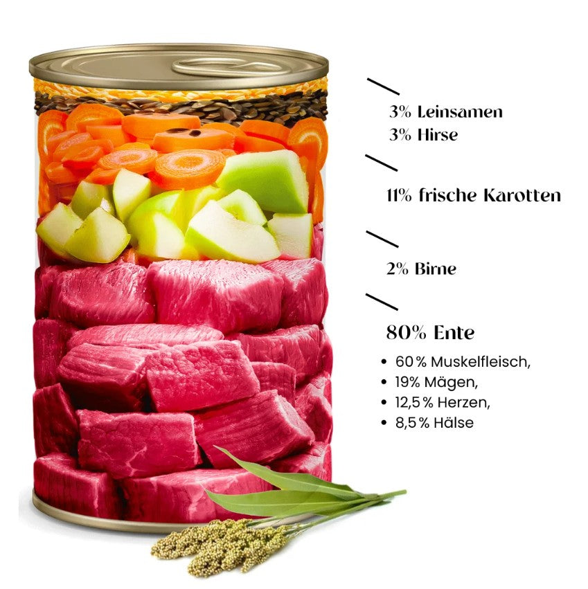 Wild&Seed Nassfutter Ente mit Birne