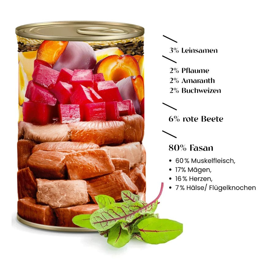 Wild&Seed Nassfutter Fasan mit roter Beete
