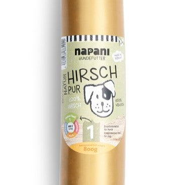 Napani Nassfutter Hirsch pur