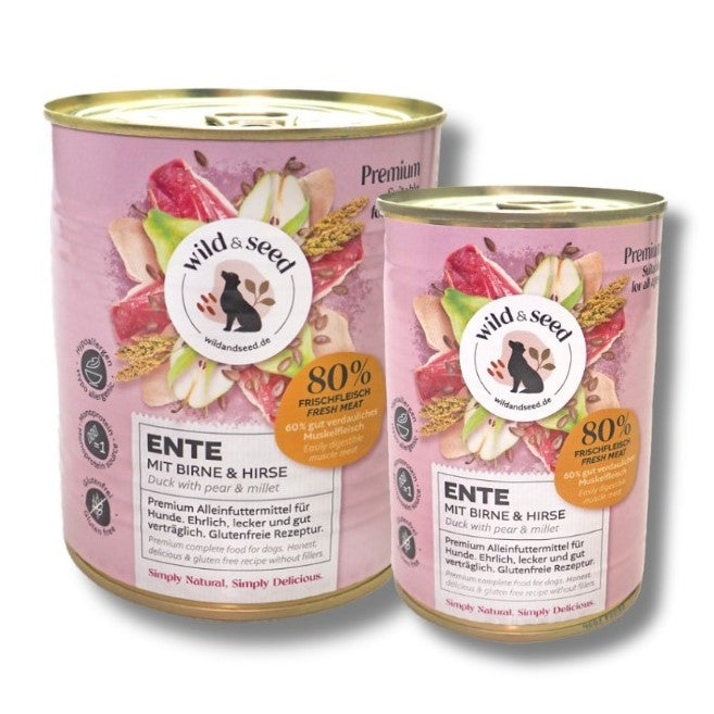 Wild&Seed Nassfutter Ente mit Birne