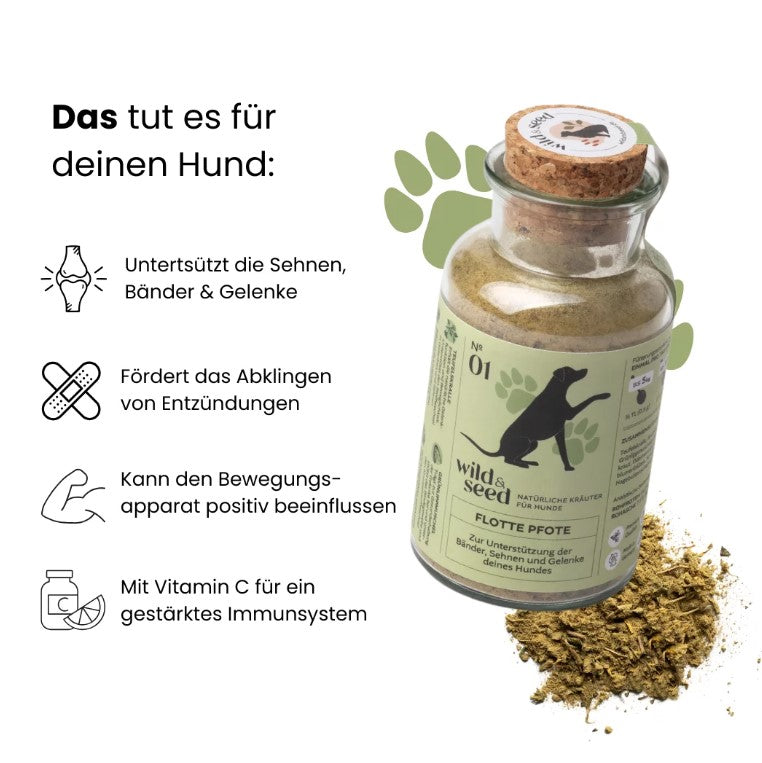 Wild&Seed Supplements Kräuter No.1 Flotte Pfote